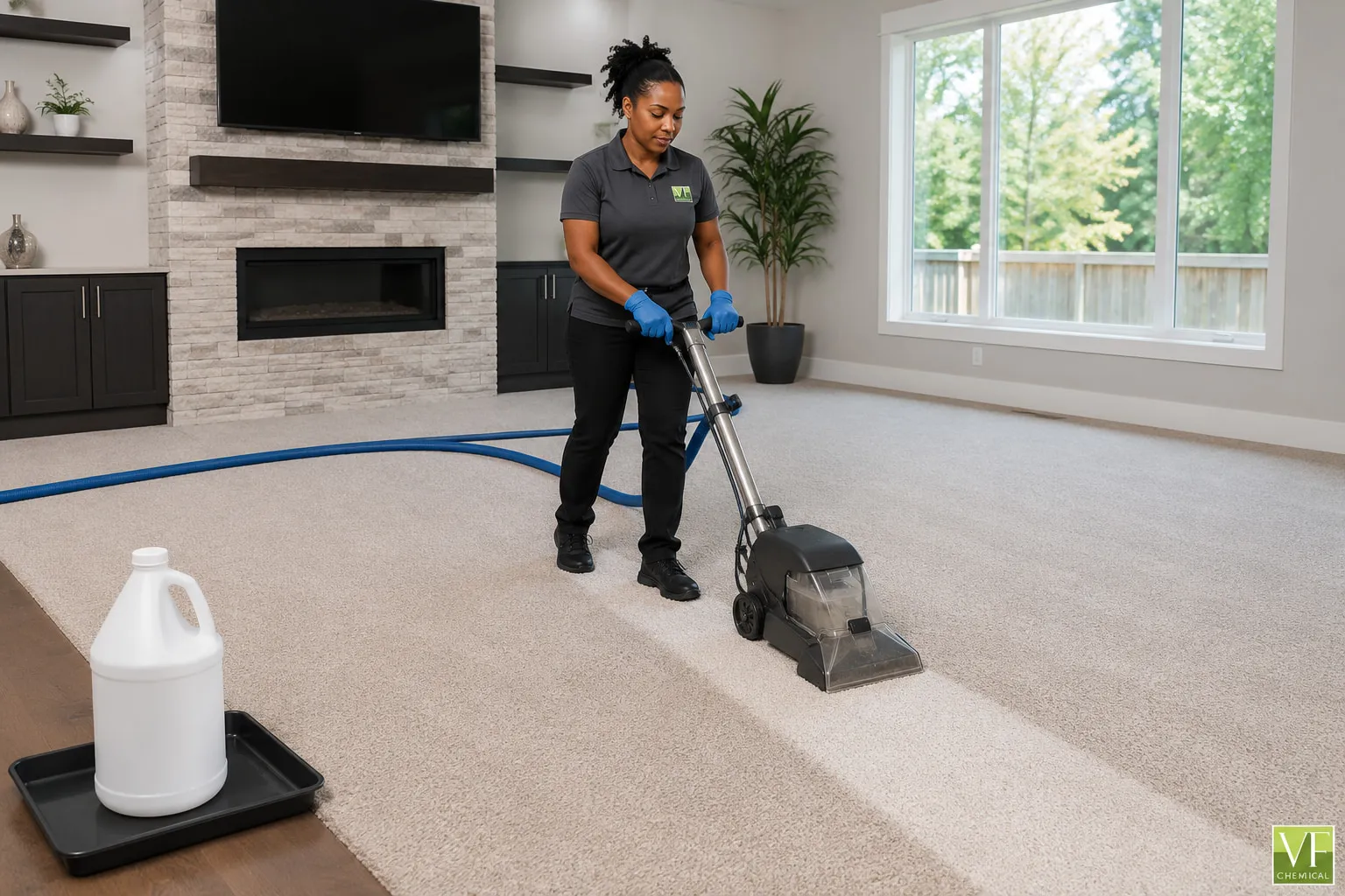 CARPET CLEANER en uso — ejemplo de aplicación 1