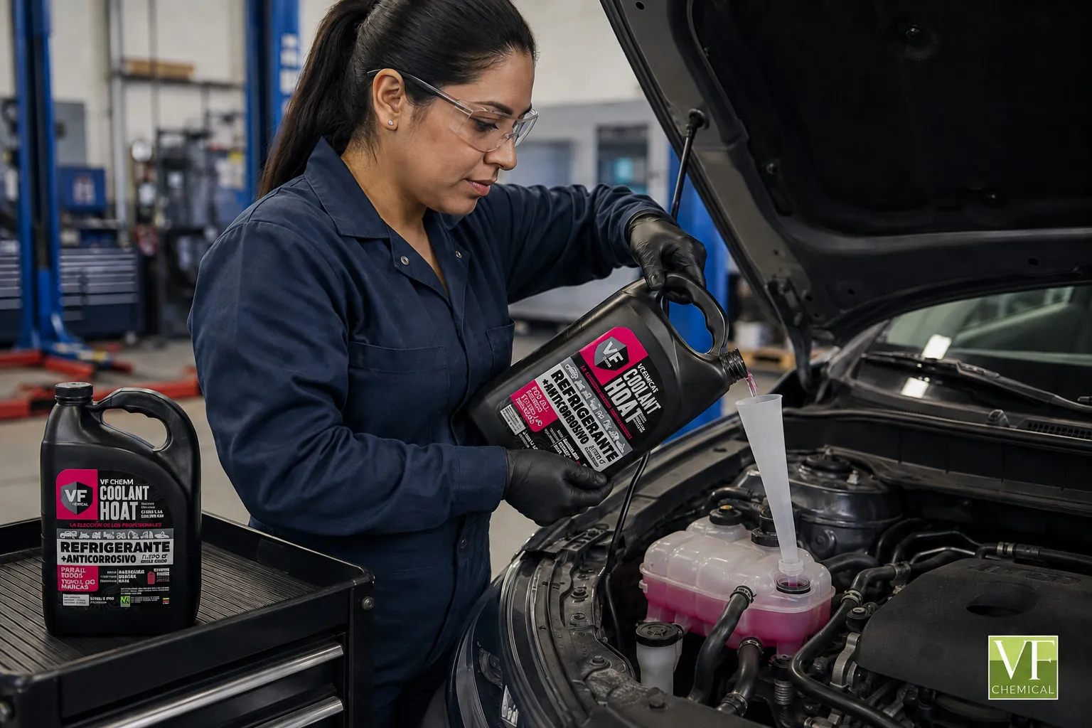 COOLANT HOAT en uso — ejemplo de aplicación 2