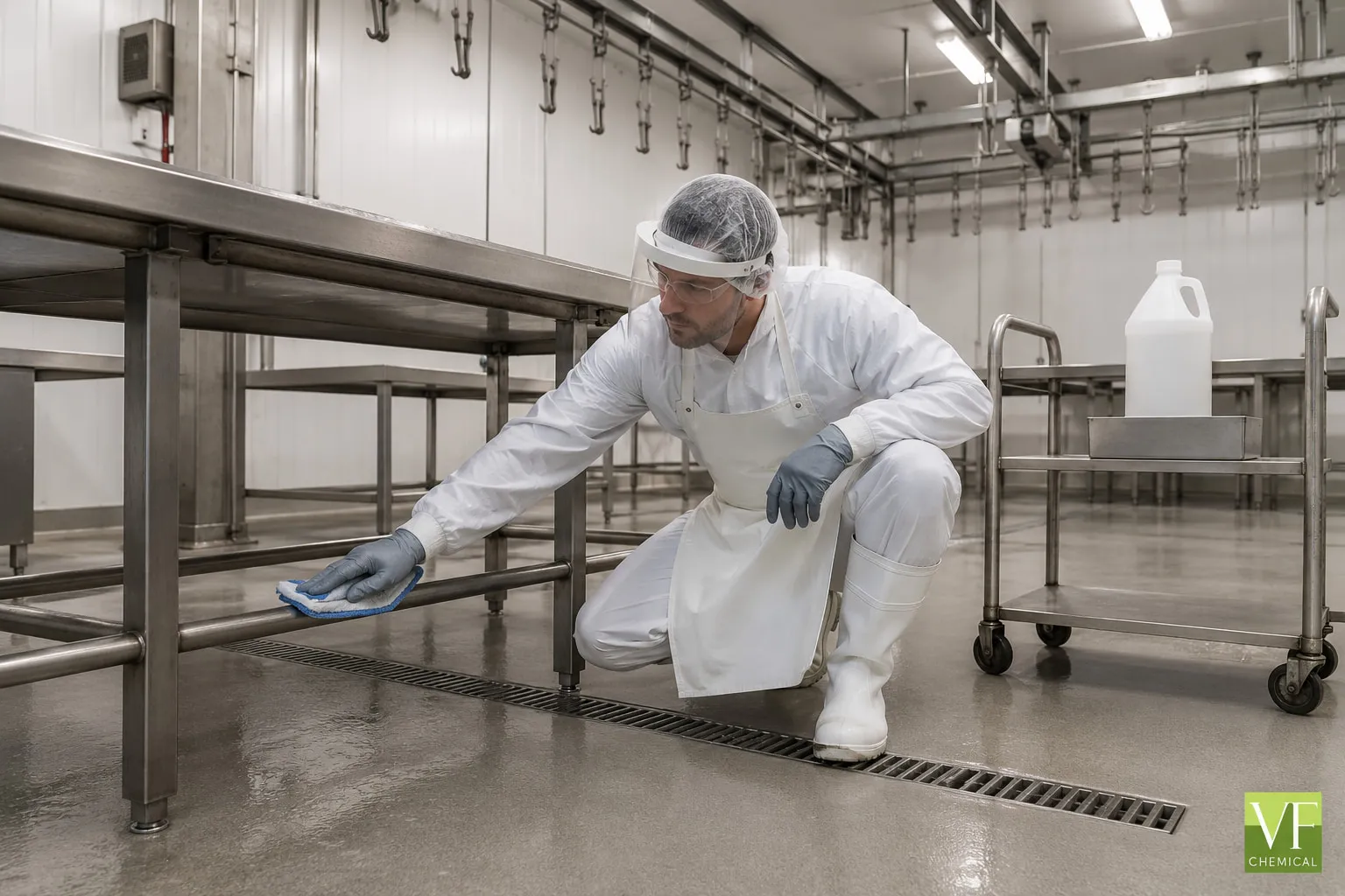 VF SANITIZER GA250 en uso — ejemplo de aplicación 1